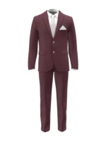 CORDUROYS & MOLESKIN - Maroon 8 Wale Corduroy - Image 2