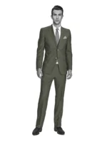 COTTON CLASSICS - Dark Olive Solid Drill - Image 2
