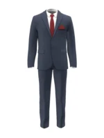 SHERRY STRETCH - Navy Mix Solid - Image 2