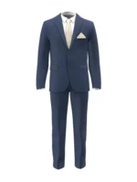 SHERRY STRETCH - Navy Diced Weave - Image 2