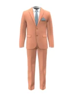 LINEN COLLECTION - Tangerine Solid - Image 2