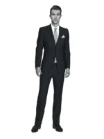 RIVIERA - Navy Narrow Laceline Stripe - Image 2